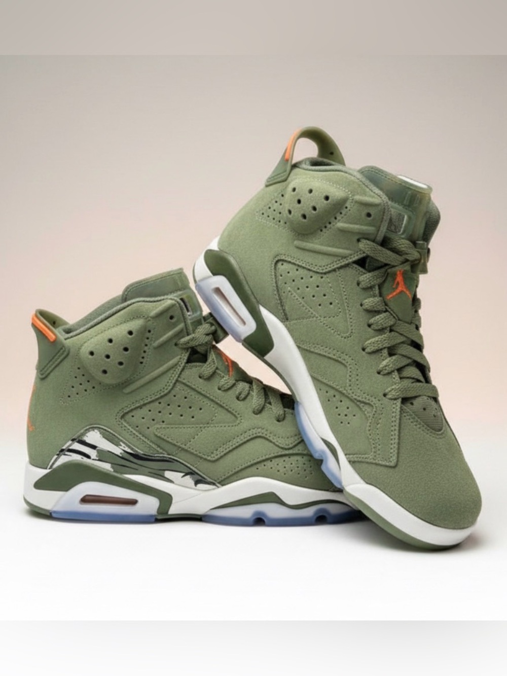 Jordan MVP (SG) Shoes Kids 7Y Women’s 8.5 Sky J Light Olive